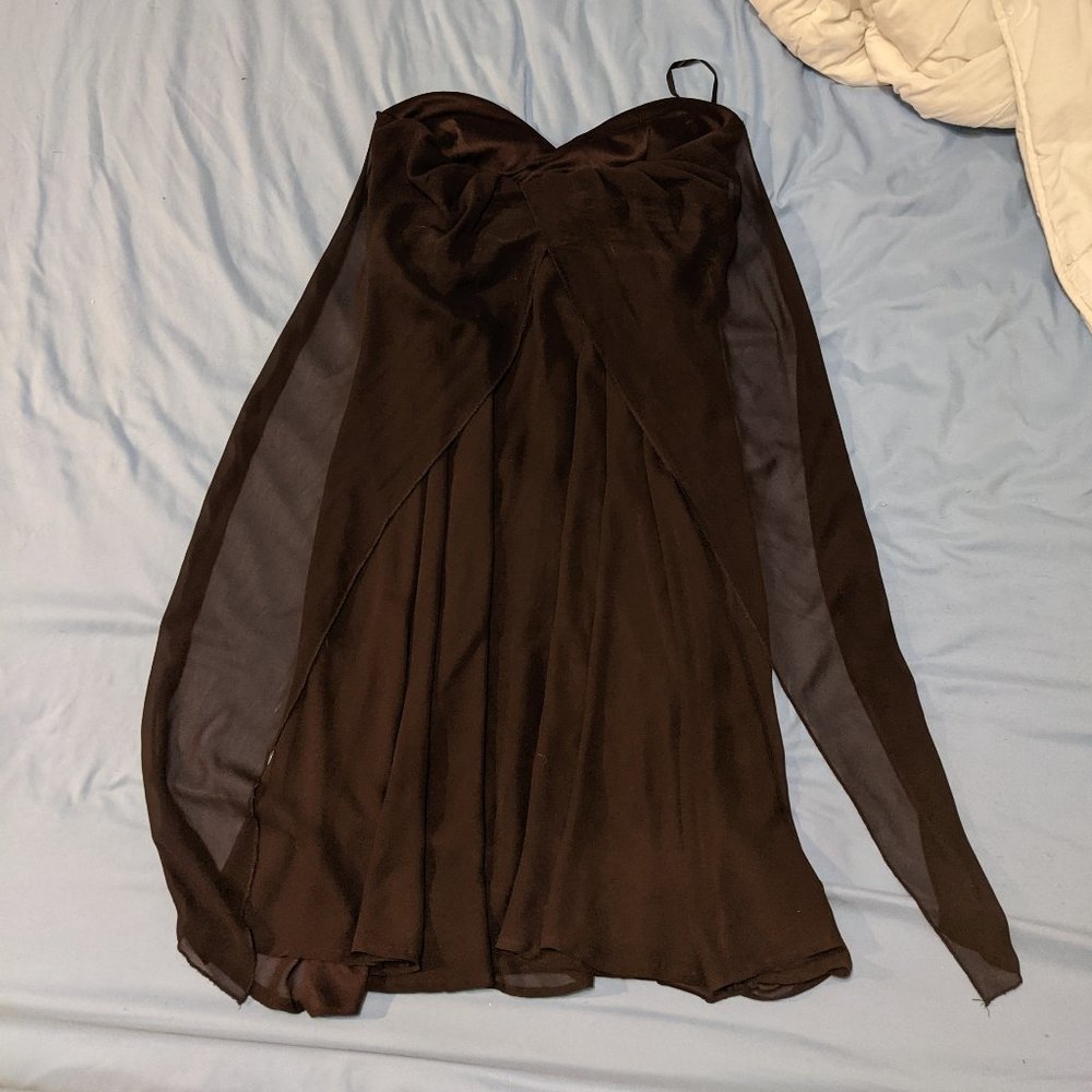 Brown formal dress